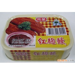 台湾 进口商品 罐头食品 同荣红曲鳗[