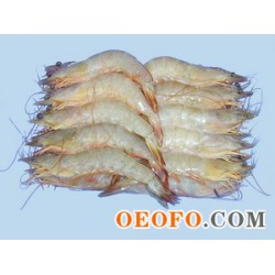 供应单冻白虾 规格 8-12