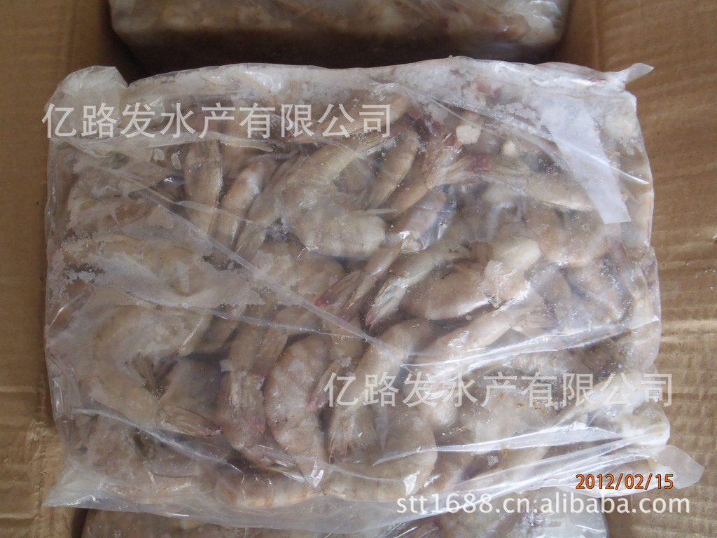 供应各种规格去头虾、海鲜贝类、进口虾批发