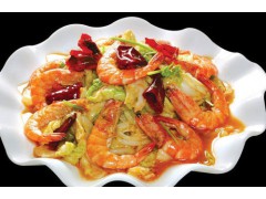 大虾炒白菜最好吃的做法